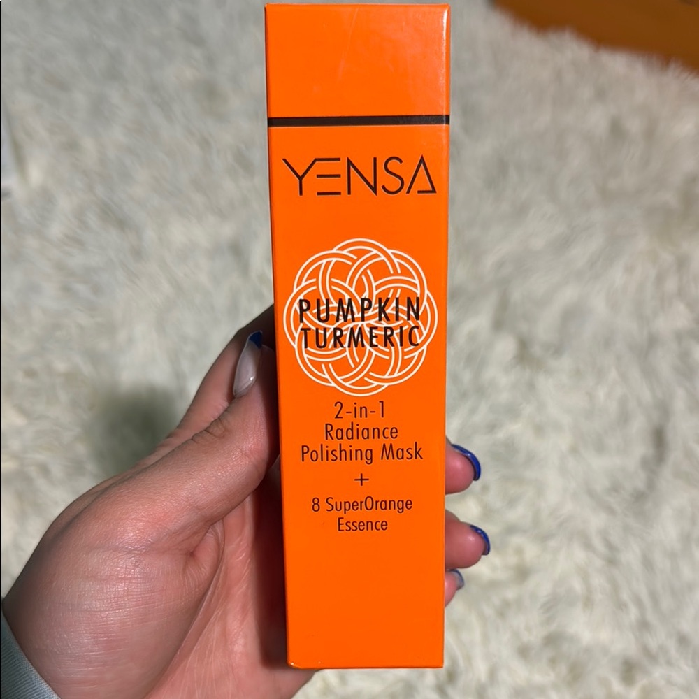 YENSA Pumpkin Turmeric 2-in-1 Radiance Polishing Mask - Orange